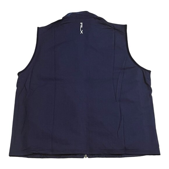 Ralph Lauren RLX Plaid Quilted Wool Polyester Blend Performance Golf Vest XXL - Picture 5 of 6